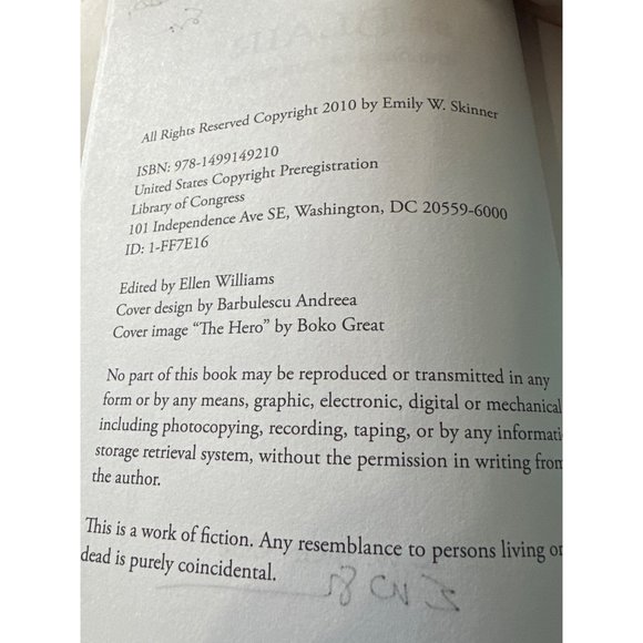 St. Blair Children of the Night Signed by Author E. W. Skinner 2010 paranormal - Picture 4 of 6